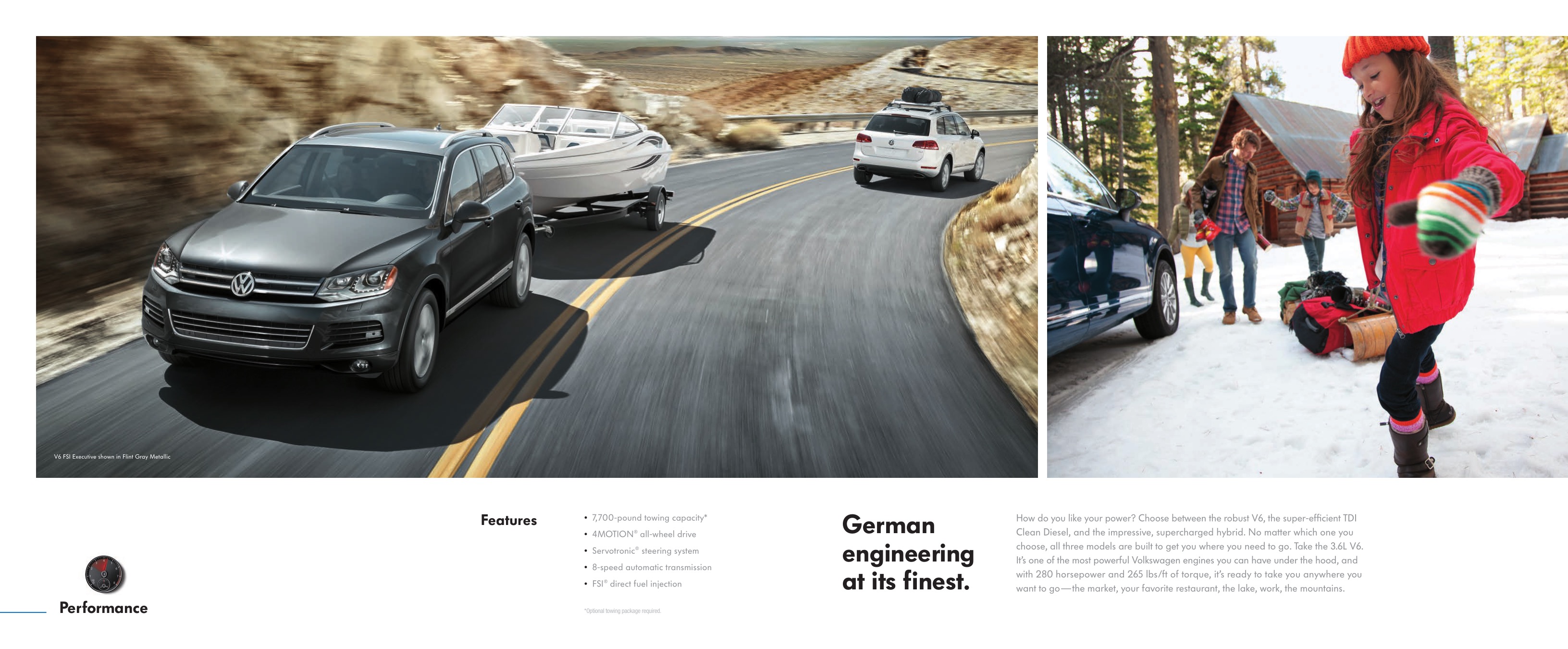 2013 VW Touareg Brochure Page 1